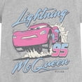 thumbnail image 2 of Cars - Lightning McQueen Motorcross Girls' Fitted Short Sleeve Graphic T-Shirt, 2 of 4