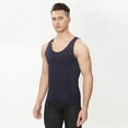 thumbnail image 1 of Chaleco fino moldeador para hombre, ropa interior sin costuras, camiseta ajustada para el abdomen, camiseta deportiva básica, 1 of 4