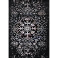 thumbnail image 1 of Ahgly Company Indoor Rectangle Mid-Century Modern Black Oriental Area Rugs, 8' x 10', 1 of 6