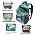 thumbnail image 5 of JIALIOU 14" Laptop Backpack Waterproof Airline Approved Stylish Casual Daypack for Travel Business College Work, Snow Aurora, 5 of 8