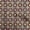 Brown, variant on oneOone Georgette Viscose Orange Fabric Circle Dress Material Fabric Print Fabric By The Yard 42 Inch Wide
