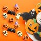 thumbnail image 3 of Halloween Silicone Mold, 2 Pack Silicone Baking Mould, Nonstick Muffin Mold with Halloween Pumpkin Molds, Evil, Skull, Ghost, 3 of 5
