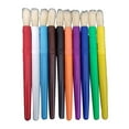 thumbnail image 2 of EHJRE 10/20Pc Round Flat Children Kids Paint Brush DIY Painting Art Supply, 2 of 9