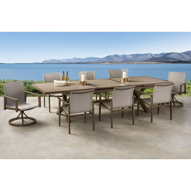 Member's Mark Apollo Expandable Dining Set, 9pc