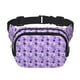 thumbnail image 1 of Balery Violet Mochila Cinturón para Mujeres y Hombres, Bolsa de Cintura Impermeable de Doble Capa con Correa, 1 of 9