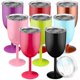 thumbnail image 1 of Yinder - Copa de vino de acero inoxidable de 12 onzas con tallo, aislada, resistente a roturas, 8 unidades, Multicolor, 1 of 7