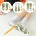 thumbnail image 4 of Avec Outil de Massage Chaussettes de Réflexologie Acupression Chaussettes de Pression Outil de Massage des Pieds Chaussettes à Points de Pied Chaussettes de Schéma d'Acupression style1-Tige triangle, 4 of 6