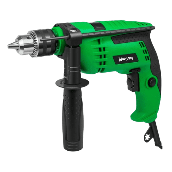 Taladro Rotomartillo Bloosom 1/2'' Prof 650w C/brocas Verde