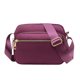 thumbnail image 1 of Bolso bandolera de nailon para mujer, bolso de hombro informal para mujer, morado oscuro, 1 of 5