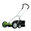 Greenworks 25062 No Gas Contact Free 18 Inch Reel Lawn Mower with Grass Catcher