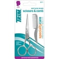 thumbnail image 2 of TRIM Personal Stainless Steel Mustache & Beard Scissors with Comb, 2 of 2