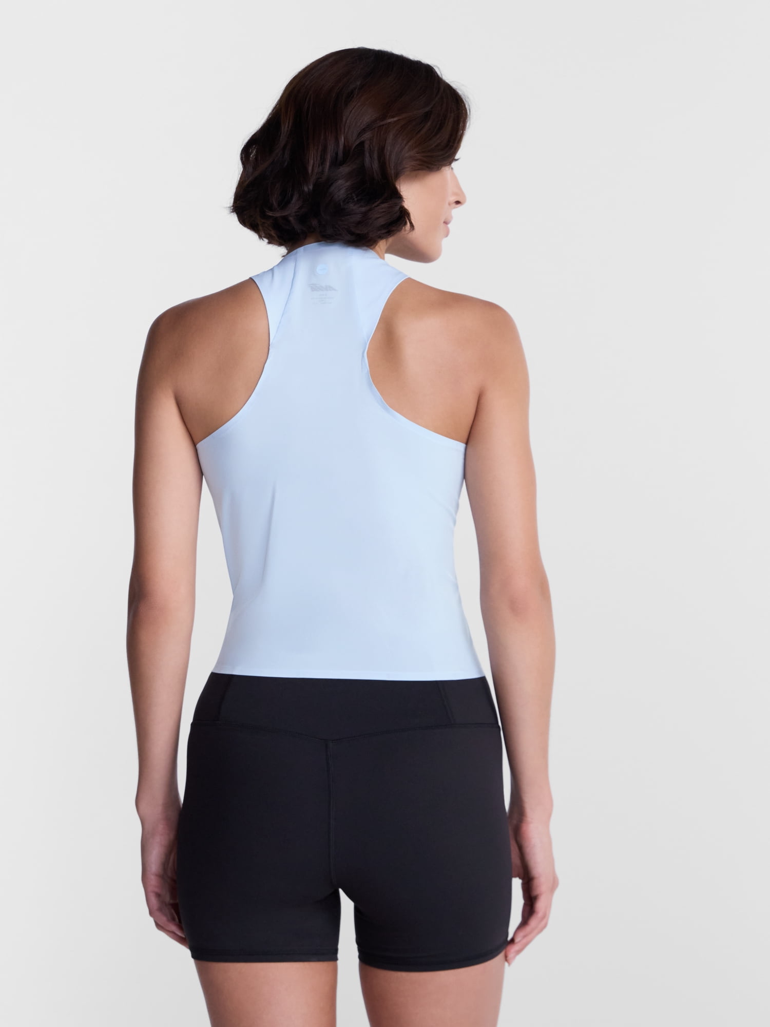 Avia Women's Quarter Zip Hybrid Tank Top, Sizes XS-XXXL