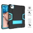 thumbnail image 6 of Allytech iPad Air 5 Case 2022, iPad Air 4 Case 2020, Heavy Duty Protection Shockproof Build In Kickstand Pencil Holder Kids Friendly Case for Apple iPad Air 5th 4th Generation, BlackBlack/Blue, 6 of 7