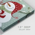 thumbnail image 4 of Peppermint Snowman Collection D- Gallery Wrapped Canvas, 4 of 9