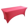 thumbnail image 1 of [6 pies] Funda para mesa de patio elástica rectangular, ajustada, lavable y resistente a las arrugas para eventos, bodas, banquetes y fiestas, 1 of 5