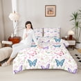 thumbnail image 4 of Castle Fairy 2-Piece Twin Size Comforter Set - Butterflies Reversible Print, 4 of 8
