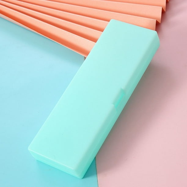 Fiudx Estuche para Lápices Color Macarrón, Diseño Creativo En Color Caramelo, Gran Capacidad, Cierre de Tapa Fácil, Organizador Apilable, Escritorio para Oficina y Escuela, Material Pp Duradero, Tama