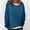 1# Blue cheap stuff under 5 dollars, variant on Dyegold Women'S Sweatshirts Ladies Fashion Solid Color Round Neck Blouse Fall Tops For Women Womens Tunic Tops Fall Outfits Long Sleeve Christmas Women’S Sweatshirt On-trend Low Spend