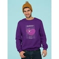 thumbnail image 2 of Flying 3D Smiles Techno Style Sweatshirt Men -Image by Shutterstock, Male XX-Large, 2 of 4