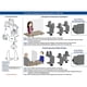 thumbnail image 5 of 4 Uds., Abrazadera Protectora para Estornudos, Abrazadera de Partición de Escritorio para Paneles Acrílicos Gruesos de 1/8 Una 1 Pulgada, Abrazadera Ajustable En Forma de C, 5 of 6