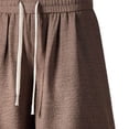 thumbnail image 6 of hotojiny Men's 2 Piece Shorts Set Oversized Button down Shirt and Wide Leg Shorts Casual Clothing Plus Size Matching Outfits(Coffee,X-Large), 6 of 7