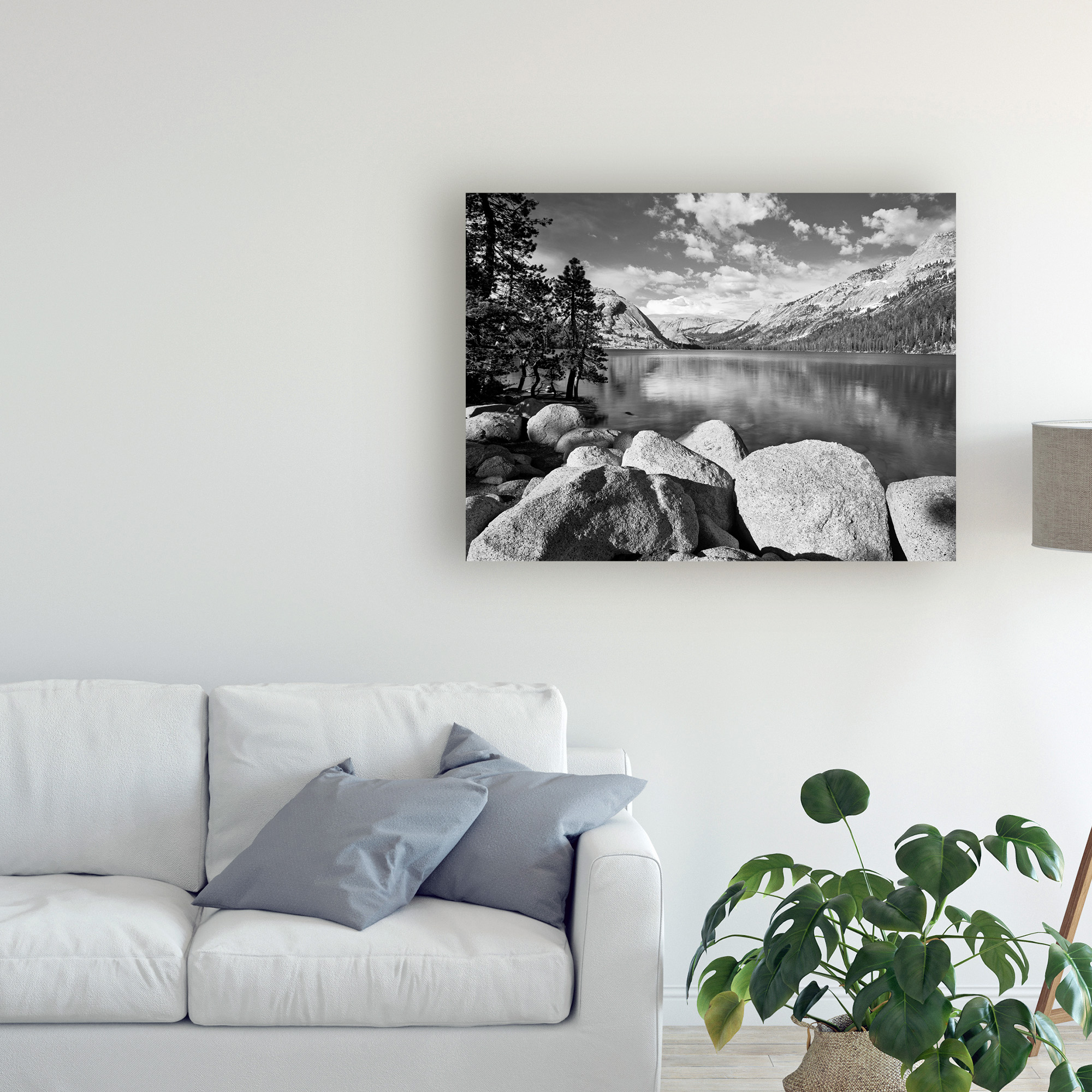 Trademark Fine Art 'Lake Tenaya' Canvas Art by Monte Nagler