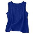 thumbnail image 4 of CONZONE Women's Tshirts Sleeveless T Shirts for Women Casual Crew Neck Embroidery Lightweight Tees Soft Cozy Tops, 4 of 4