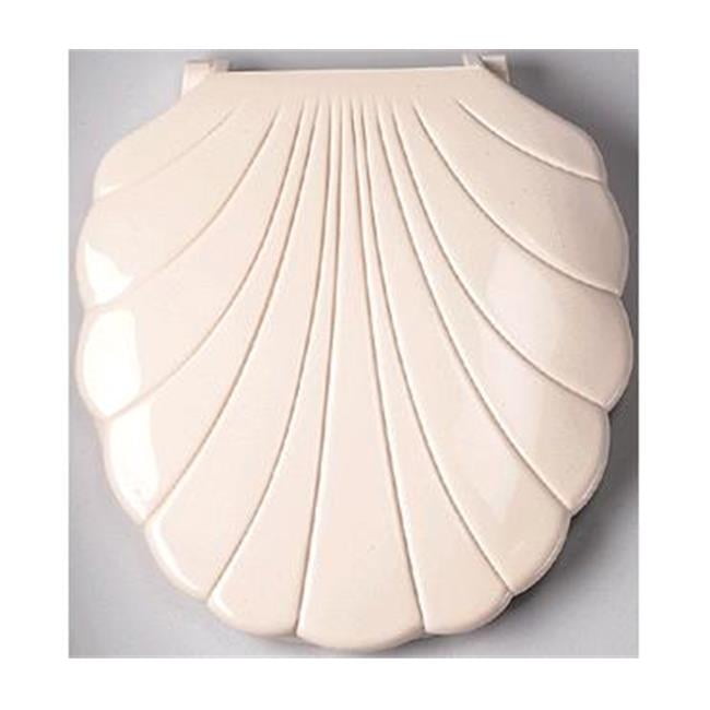Centoco HP30SLC106 Sea Shell Design Round Plastic Toilet Seat with