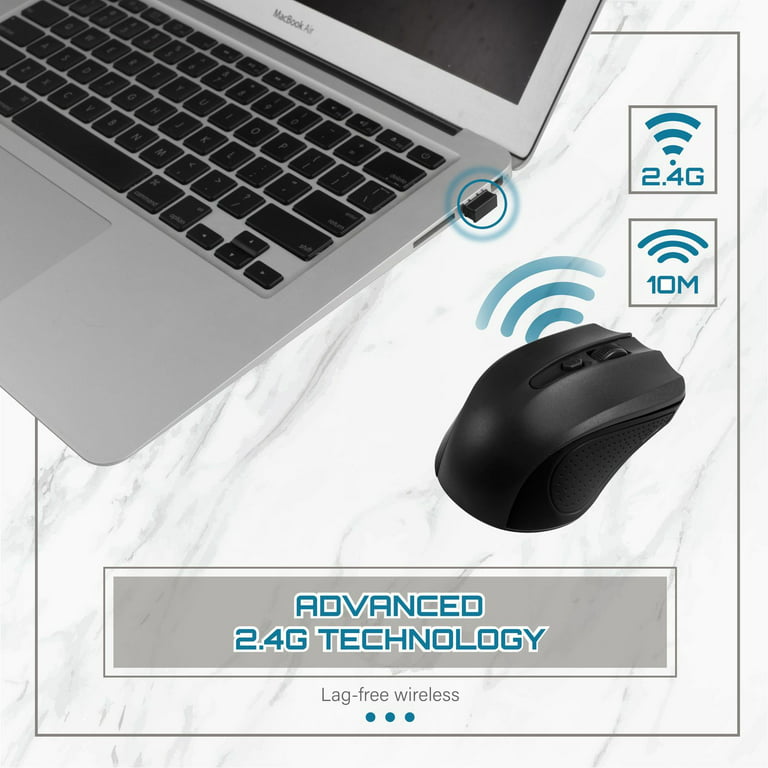 Qxvnm Souris sans fil Bluetooth (USB 2,4 GHz + Bluetooth 5.2 + adaptateur  USB-C) Souris sans fil rechargeable pour MacBook  Pro/Air/Mac/iPad/ordinateur portable/Chromebook/ordinateur/tablette Android  : : Informatique