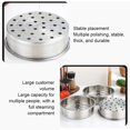 thumbnail image 3 of Cateissary Cesta de vapor de alimentos de acero inoxidable y utensilios de cocina duraderos Vapor de acero inoxidable fácil de usar único Varios Cocina y Comedor 304 21CM, 3 of 6