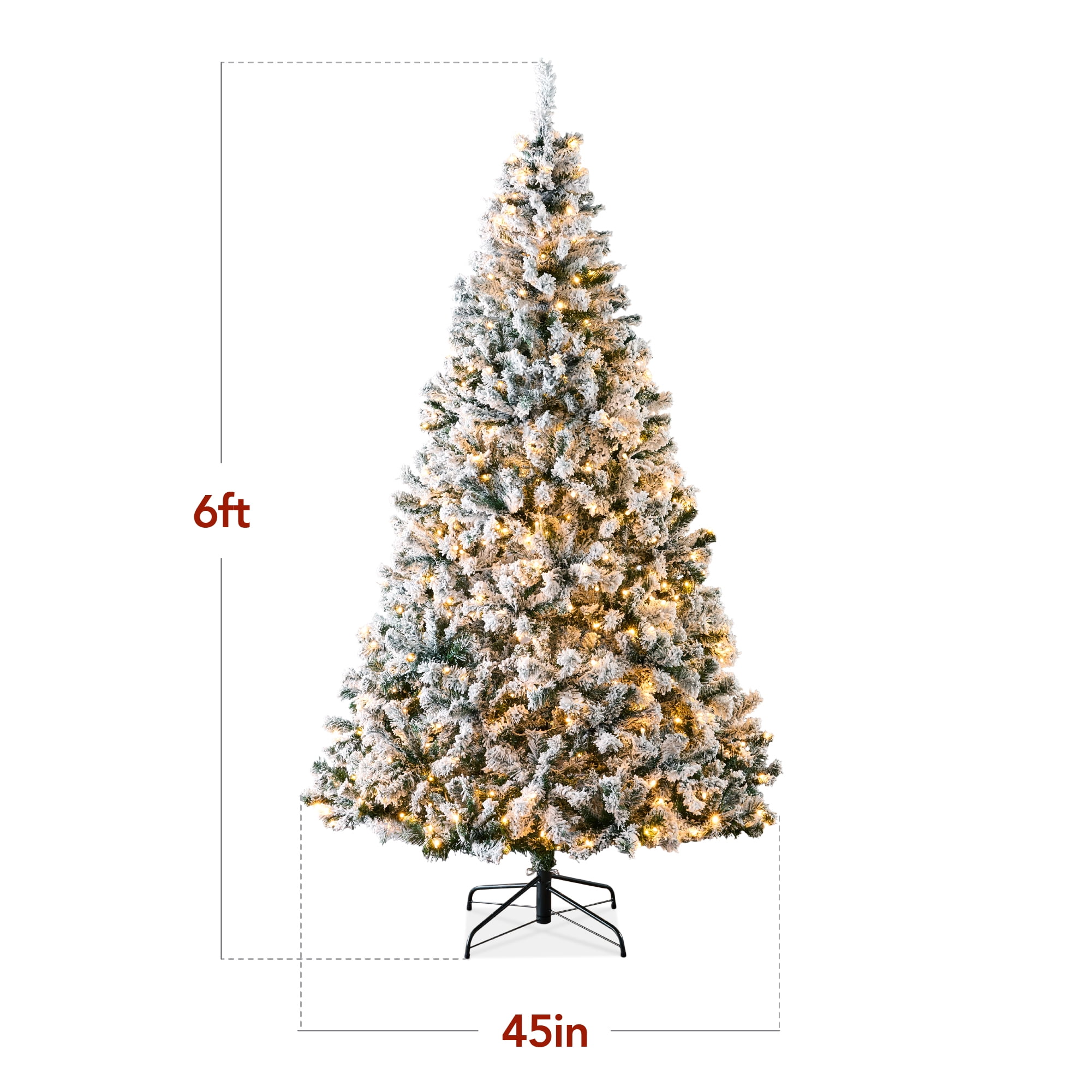 値頃 Best Choice Products 9ft Pre-Lit Holiday Christmas Pine Tree 武具