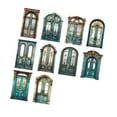 thumbnail image 4 of FVDPWYE 10 Pieces Scrapbook Decorative Paper Cardstock Stickers Vintage Door Sticker Set style E, 4 of 8