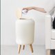 thumbnail image 1 of Cubo de basura de cocina de 9,5 l/10 l con tapa, minicubo con sensor automático para baño de mesa, 1 of 7