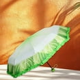thumbnail image 5 of BIBABLYKE Compact Portable Travel Umbrella,Windproof Umbrella Creative Cabbage Umbrella with Reinforced Ribs for Sun & Rain, 5 of 8