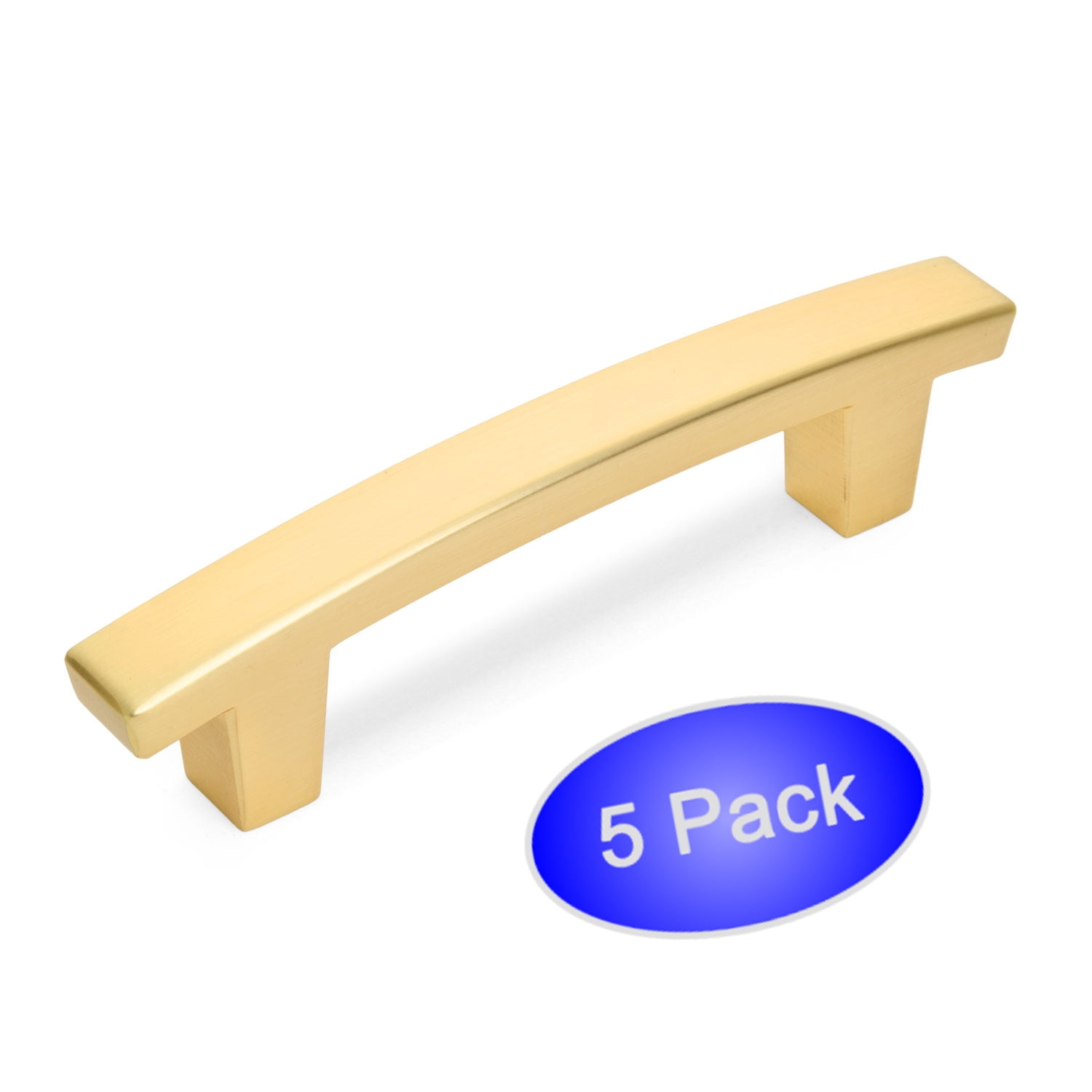 5 Pack Cosmas 5235BG Brushed Gold Contemporary Hardware
