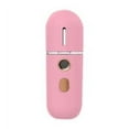 thumbnail image 3 of Mist Humidifier Handheld Facial Nebulizer Water Spray Machine Moisturizing Diffuser Steamer Skin Sprayer Personal Care Household Pink, 3 of 7