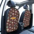thumbnail image 3 of Lukts Mountain Adventure Badges Print Anti-kick Storage Mat for Seats 2 Pcs,Waterproof Dirt & Mud Protection, 18.5x26.4in Automotive Interior Protectors, 3 of 8