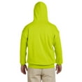 thumbnail image 2 of Gildan Adult Heavy Blend Hooded Sweatshirt - SAFETY GREEN - 5XL, 2 of 2