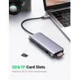 thumbnail image 3 of Adaptador multipuerto USB C, estación de acoplamiento Ethernet Dongle USB C 10 en 1 con 4K HDMI VGA 100W Suministro de energía 3 puertos USB 3.0 Namotu CZDZ-ST157, 3 of 7