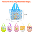 thumbnail image 2 of Easter Gift Bags with Handle Easter Party Supplies Reusable Tote Bags Easter Decoration for Holiday Spring 18 Pcs 8.27 × 5.9 × 7.87 in, 2 of 7