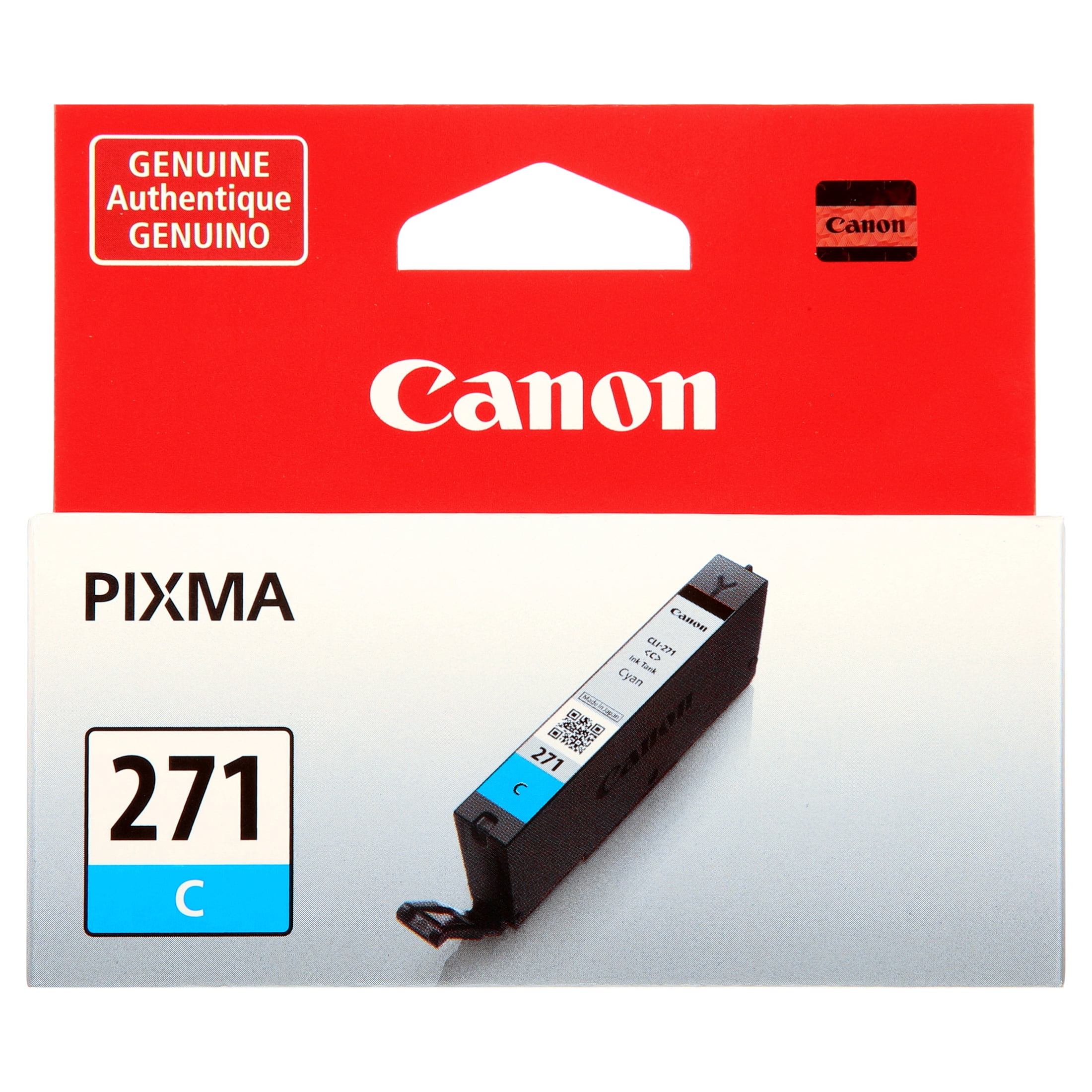 Canon CLI-271 Gray Ink Tank 0394C001 - XL, Compatible with PIXMA