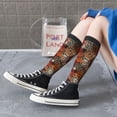 thumbnail image 5 of Logiee Coffee Stamp Print Gift Stocking Stuffers,Adult Stockings,Novelty Socks,Funny Socks Birthday Running Walking Sleeping, 5 of 6