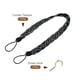 thumbnail image 3 of Uxcell 4Pack 23" Sujetadores de cortina trenzados con ganchos, negro/plata, 3 of 6