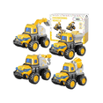 thumbnail image 1 of Coche De Juguete   Lab.G 4pcs AMARILLO NEGRO, 1 of 5