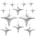 thumbnail image 1 of Silver Star Balloons HILAVO, papel de aluminio, 24 pulgadas, 18 pulgadas, 10 pulgadas, 12 pulgadas, 1 of 8
