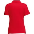 thumbnail image 2 of Fruit Of The Loom Womens Lady Fit Short-Sleeved Polo Shirt, 2 of 2