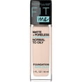 thumbnail image 2 of Maybelline Fit Me Matte + Poreless Liquid Foundation Makeup, Natural Ivory, 1 fl; oz; Oil-Free Foundation, 2 of 2