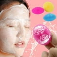 thumbnail image 4 of 6 Pack Face Scrubber,Topboutique Soft Silicone Facial Cleansing Brush Face Exfoliator Blackhead Acne Pore Pad Cradle Cap Face Wash Brush for Deep Cleaning Skin Care(Multicolor), 4 of 8