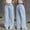 01A Light Blue jeans kids 10-12, variant on Tween Girls' Jeans Casual Elastic Waist Straight-Leg Denim Pants with Bowknot for Girls Clothing Girl's High Waisted Flare Jeans Y2k Sweat Pants For Girls 7-8