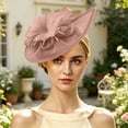 thumbnail image 2 of SAWOBUUN Women Elegant Fascinator Hat Vintage Floral Mesh Headpiece, 2 of 6